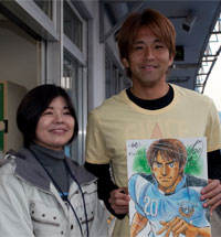 20110412写真　稲本君と私。イナはでかいー。